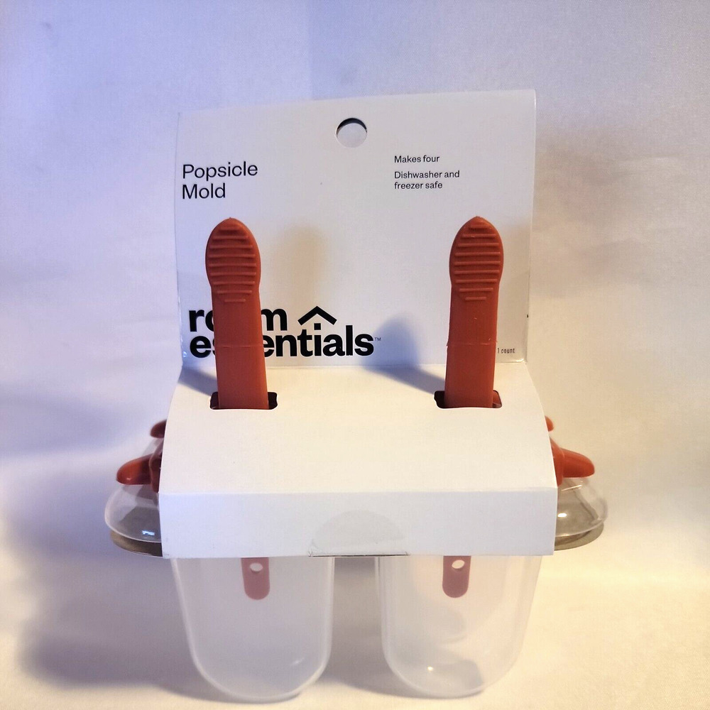Room Essentials Popsicle Mold 4 pk Freezer Pops Pudding Pops Ice Pops